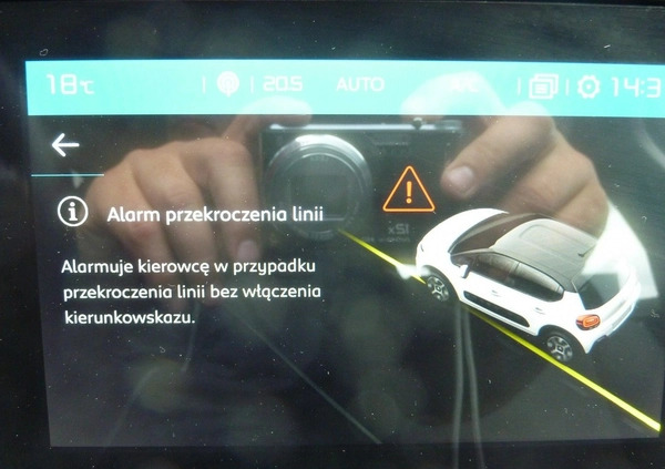 Citroen C3 cena 46900 przebieg: 132500, rok produkcji 2020 z Kunów małe 781